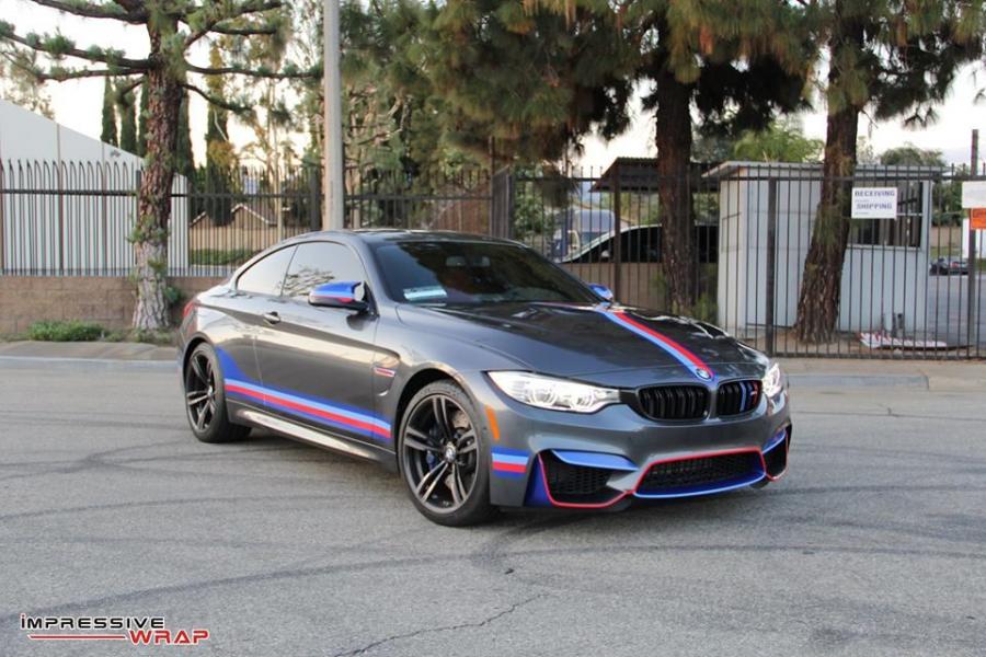 BMW M4 Coupe by Impressive Wrap 2016 года  (фото 6 из 12)